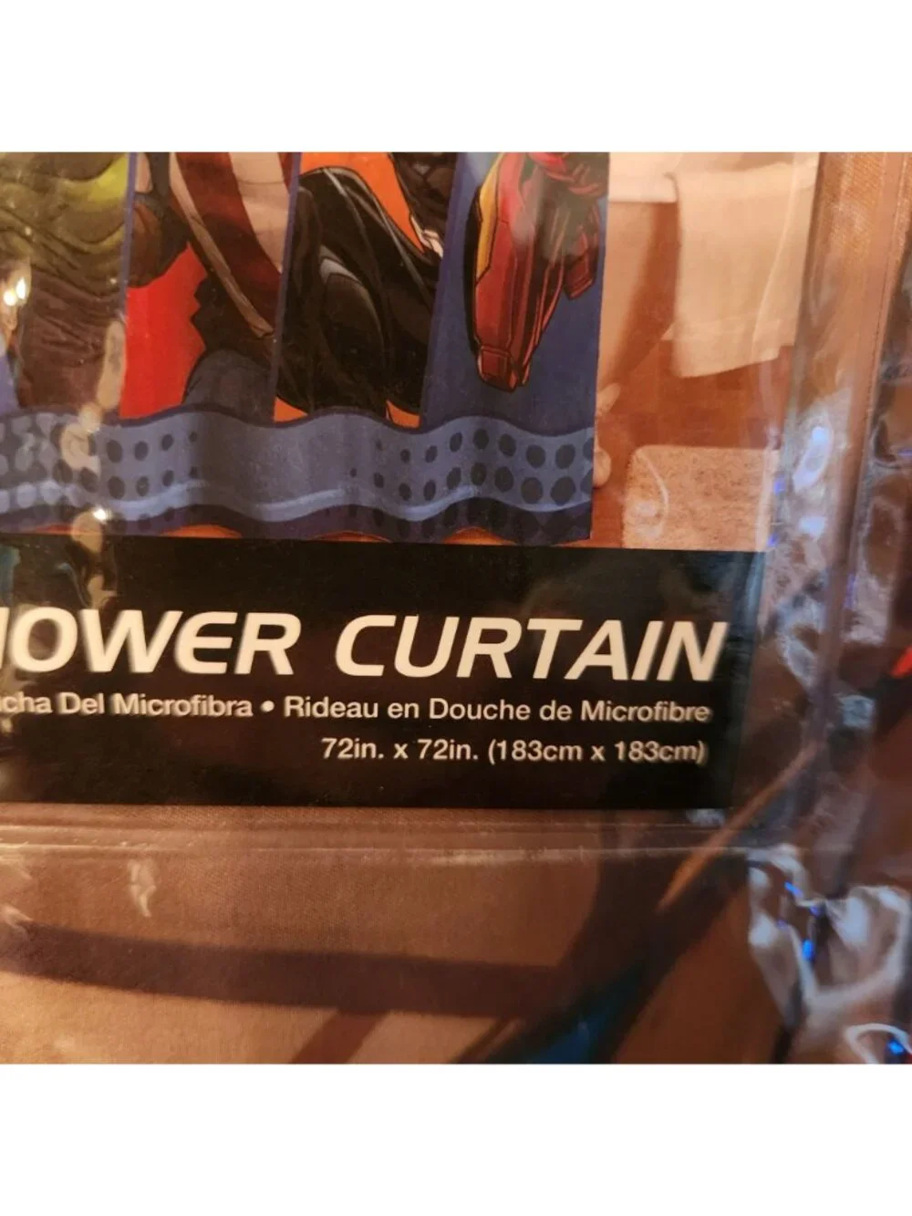 New in the package Marvel Shower Curtain 72